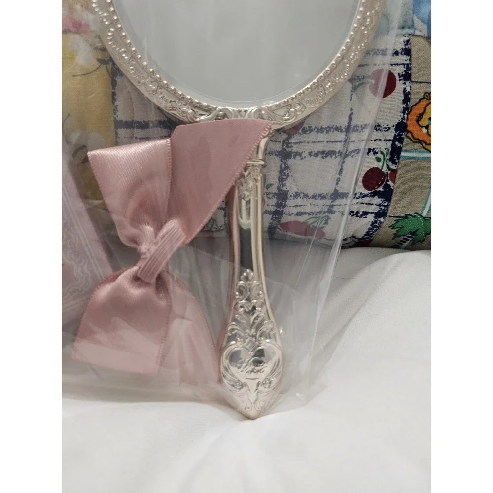 Brand New Flower Knows Strawberry Cupid Hand Mirror Milky Pink Kawaii With Box‎
